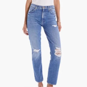 Mother the Insider Ankle Jeans in Bloom and Doom - Size 25